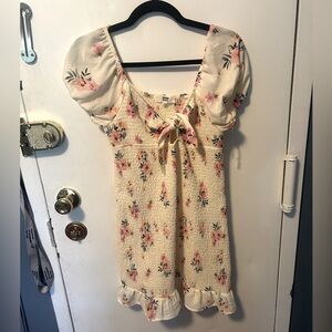 Madden White Floral Dress